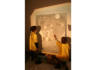 Kinder der 1. Klasse haben sich für die "Villa R" von Paul Klee entschieden. Jetzt übertragen sie sie auf den Bildträger.